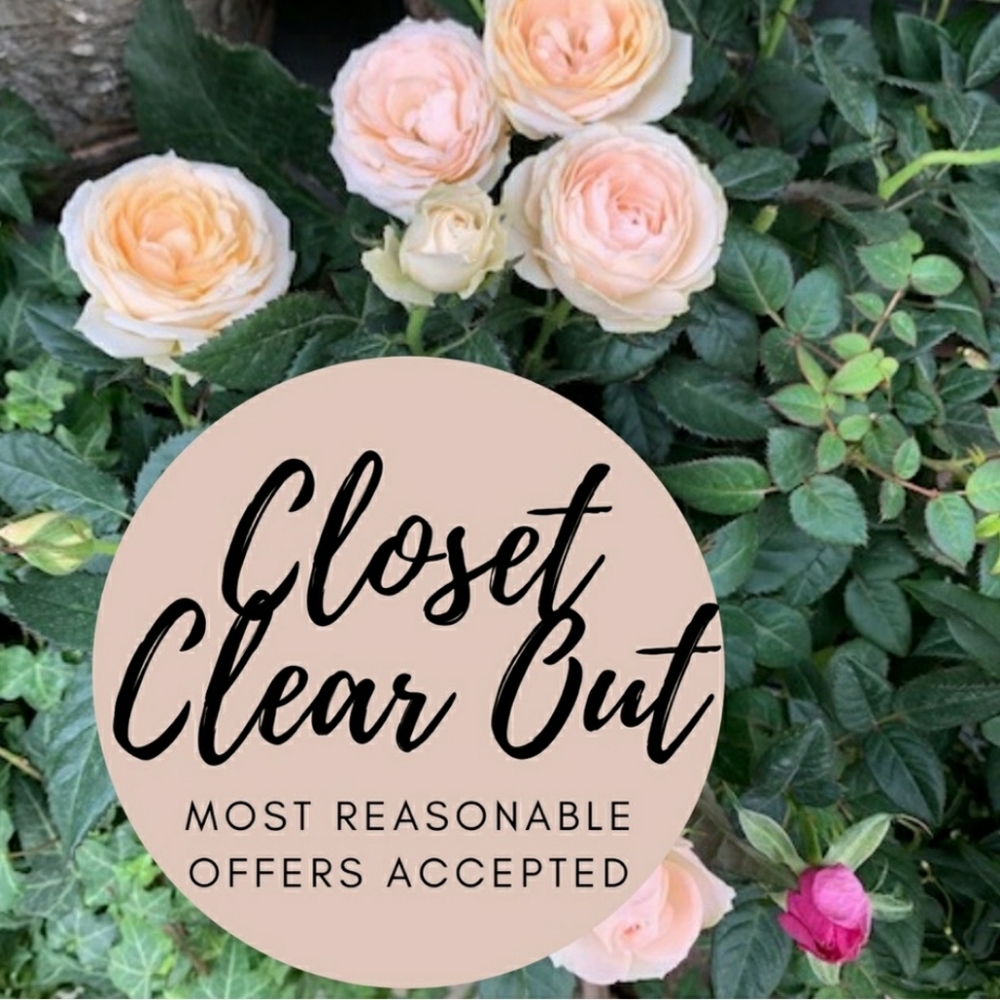 Closet clear out!